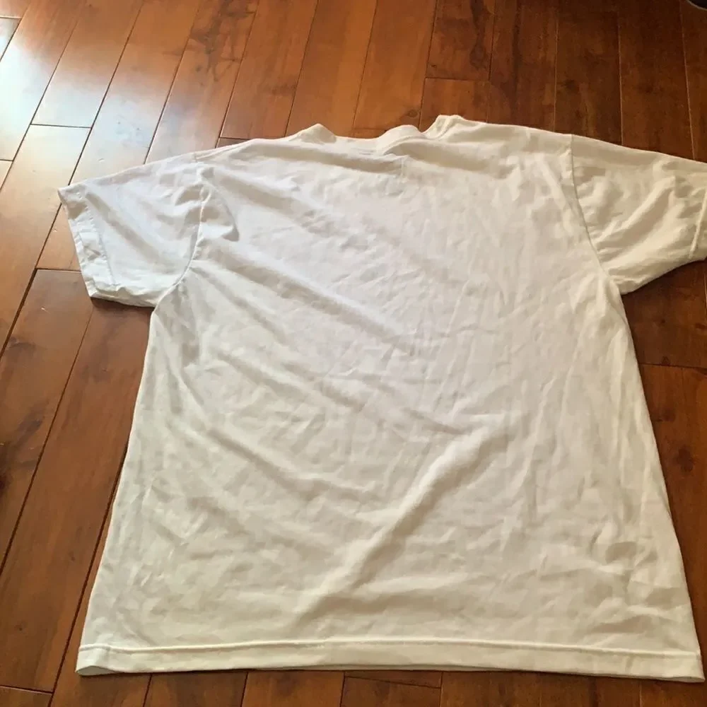Men’s Adidas white running tee xl